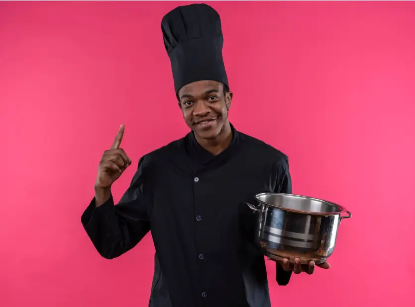 Chef John Cannavale in the kitchen