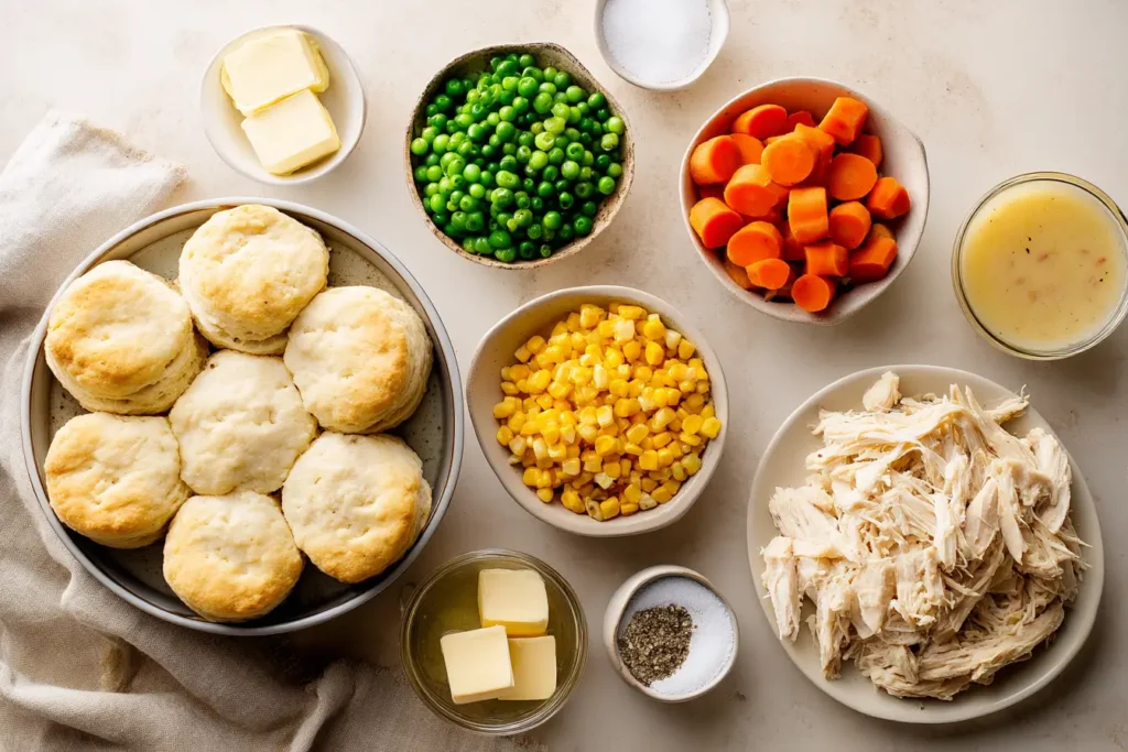 IMAGE FOR INGRIDIENT FOR CHICKEN BISCIUT CASSEROLE