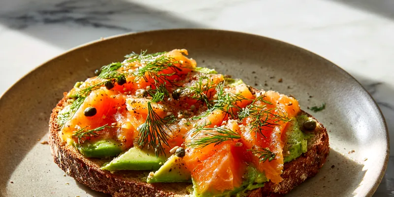Avocado Toast with Smoked Salmon