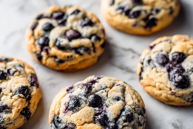 Cookies baking in the oven
