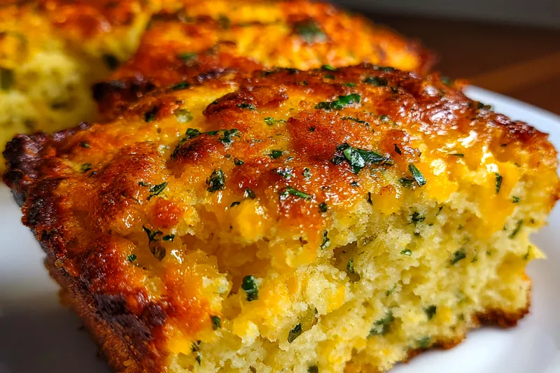 Fresh ingredients for Cheddar Jalapeño Cornbread