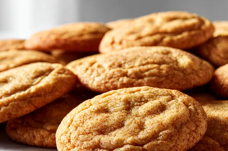 Baking cookies in the oven until golden brown