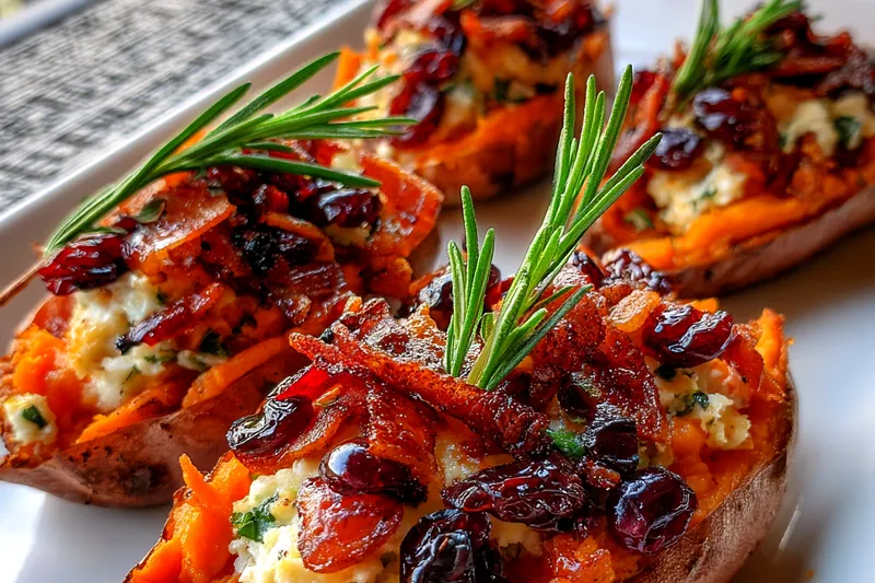 Fresh ingredients for cranberry apple sweet potatoes