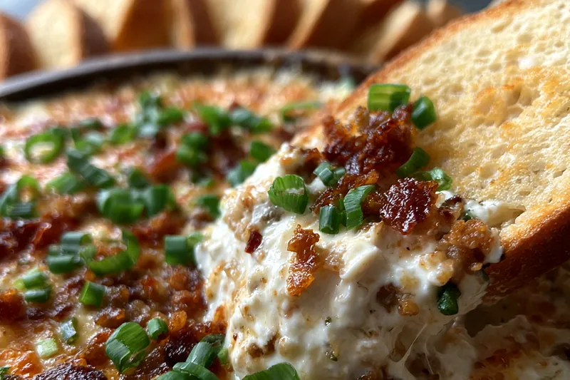 Cooking the sausage for the dip in a skillet