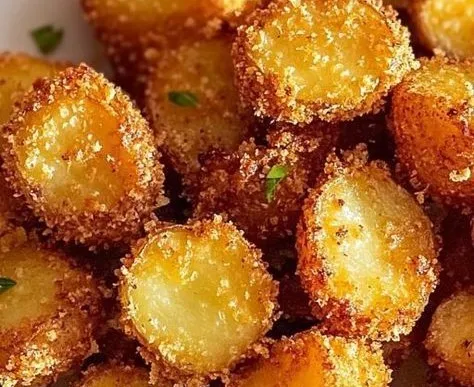 Ultimate Crispy Garlic Parmesan Crusted Potatoes with Fresh Herbs and Golden Crust - tertiary view