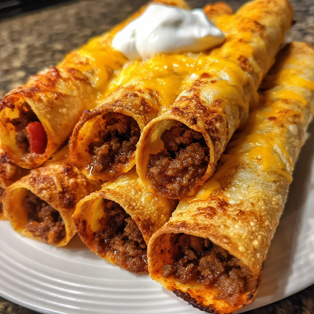 Cheesy Taco Sticks with Crispy Coating and Spicy Dipping Sauce - secondary view