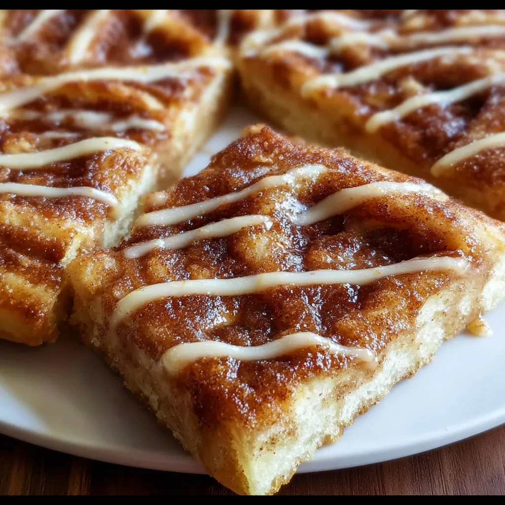 The Best Cinnamon Sugar Pizza Made with Buttery Crescent Rolls