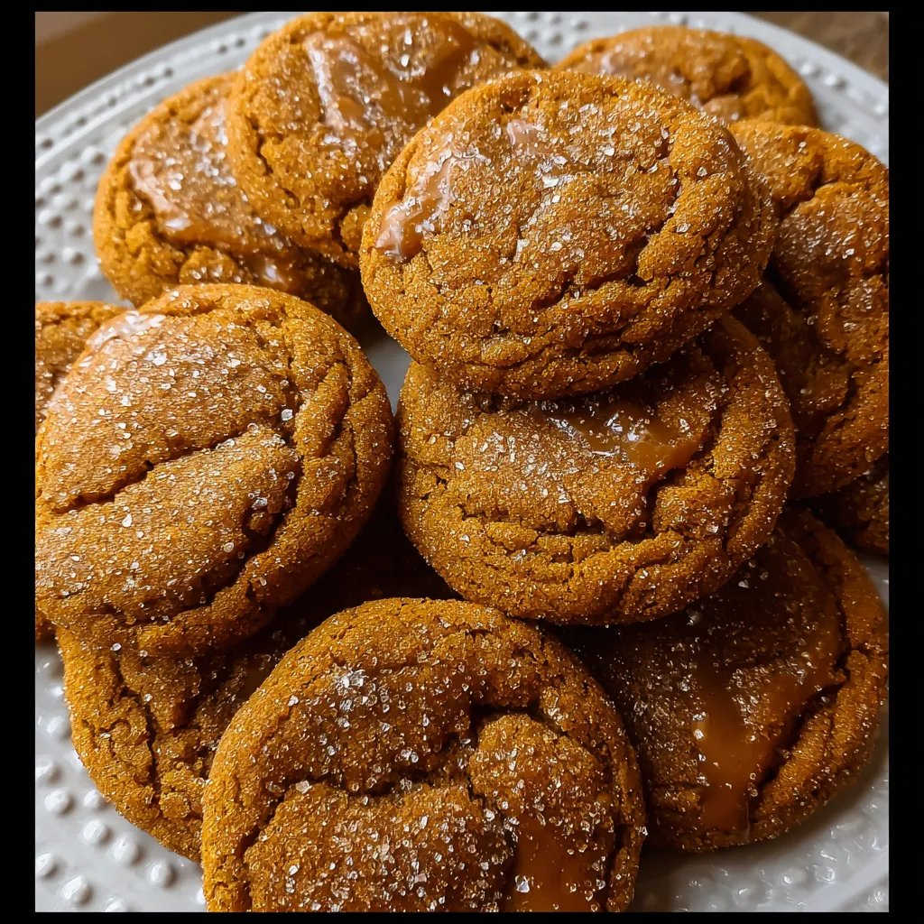 Chewy Maple Pumpkin Cookies with Warm Spices and Brown Butter Glaze - secondary view