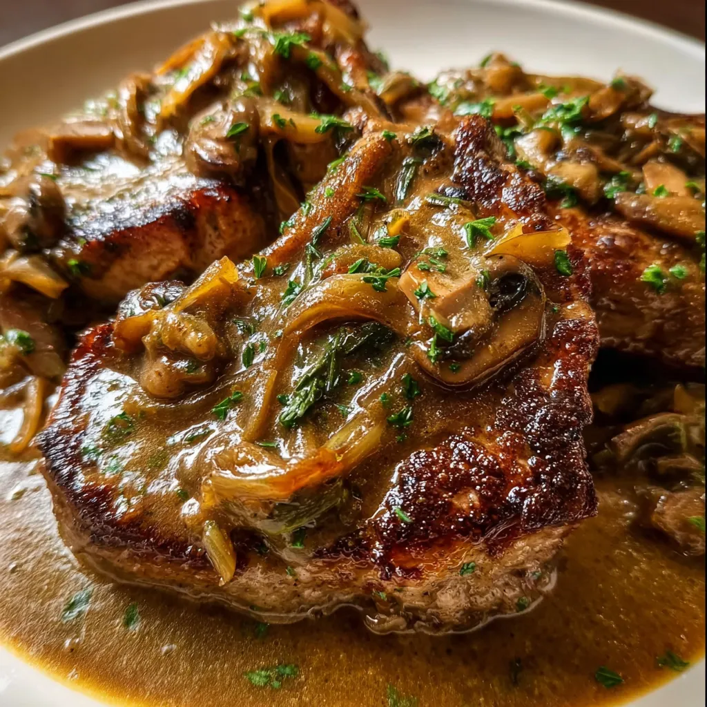 Ultimate Southern Smothered Pork Chops: Tender Comfort Food with Rich Gravy - secondary view