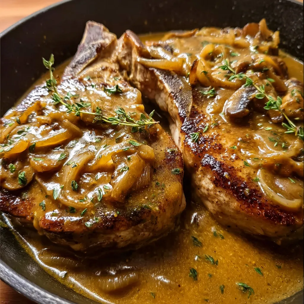 Ultimate Southern Smothered Pork Chops: Tender Comfort Food with Rich Gravy - tertiary view
