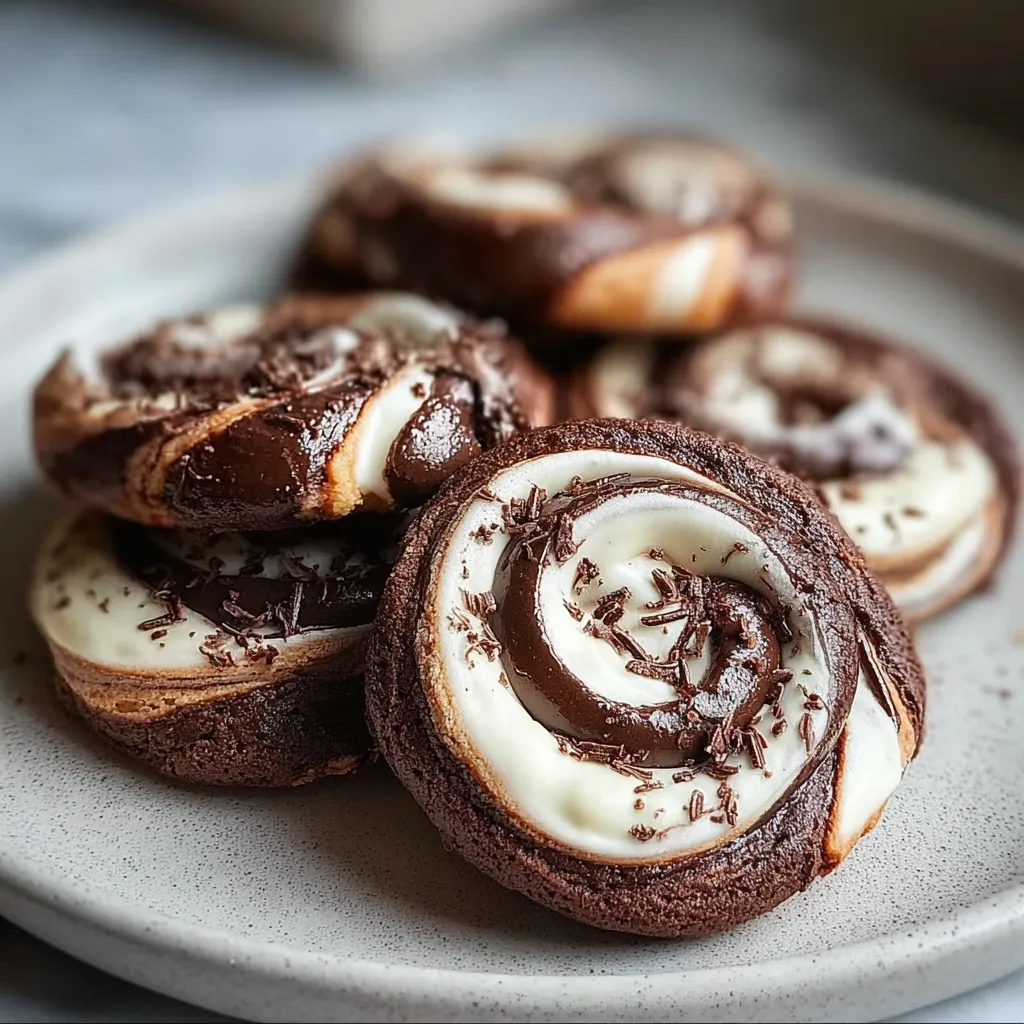 Ultimate Handmade Chocolate Marshmallow Swirl Cookies with Gooey Centers - tertiary view