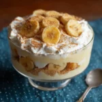 Delicious homemade banana pudding served in a bowl