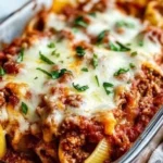 Delicious Italian stuffed shells filled with cheese and herbs