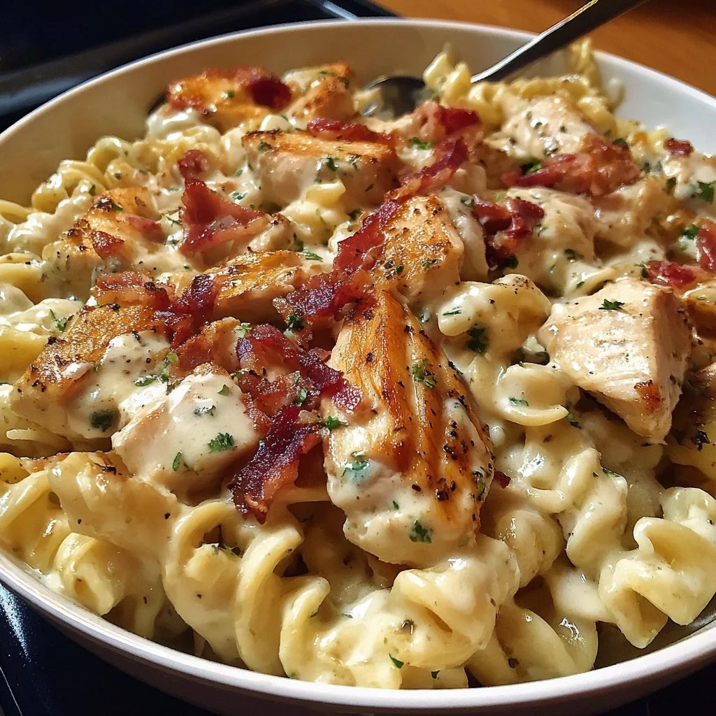 Delicious comfort food chicken served with savory sides