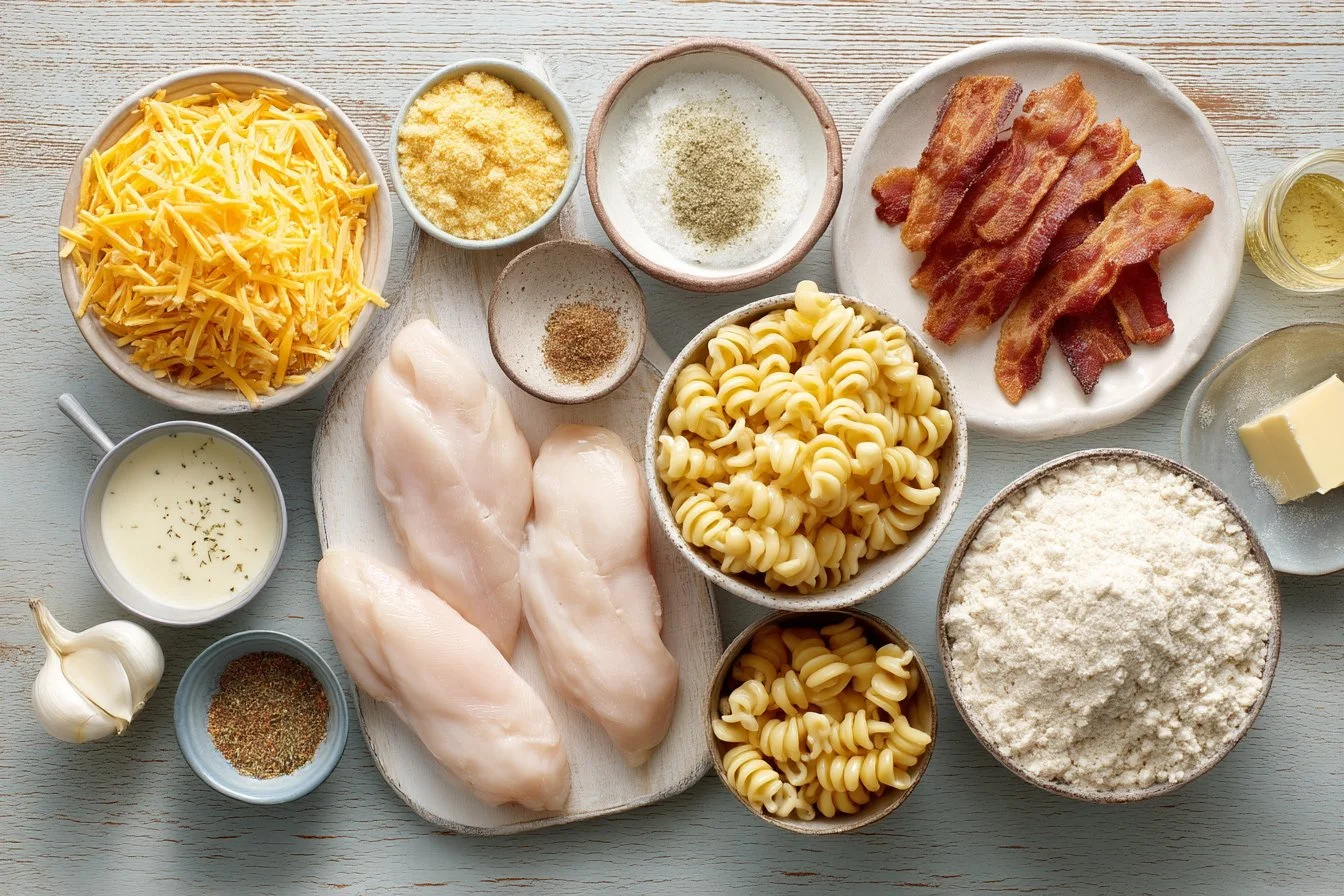 Chicken Bacon Ranch Pasta