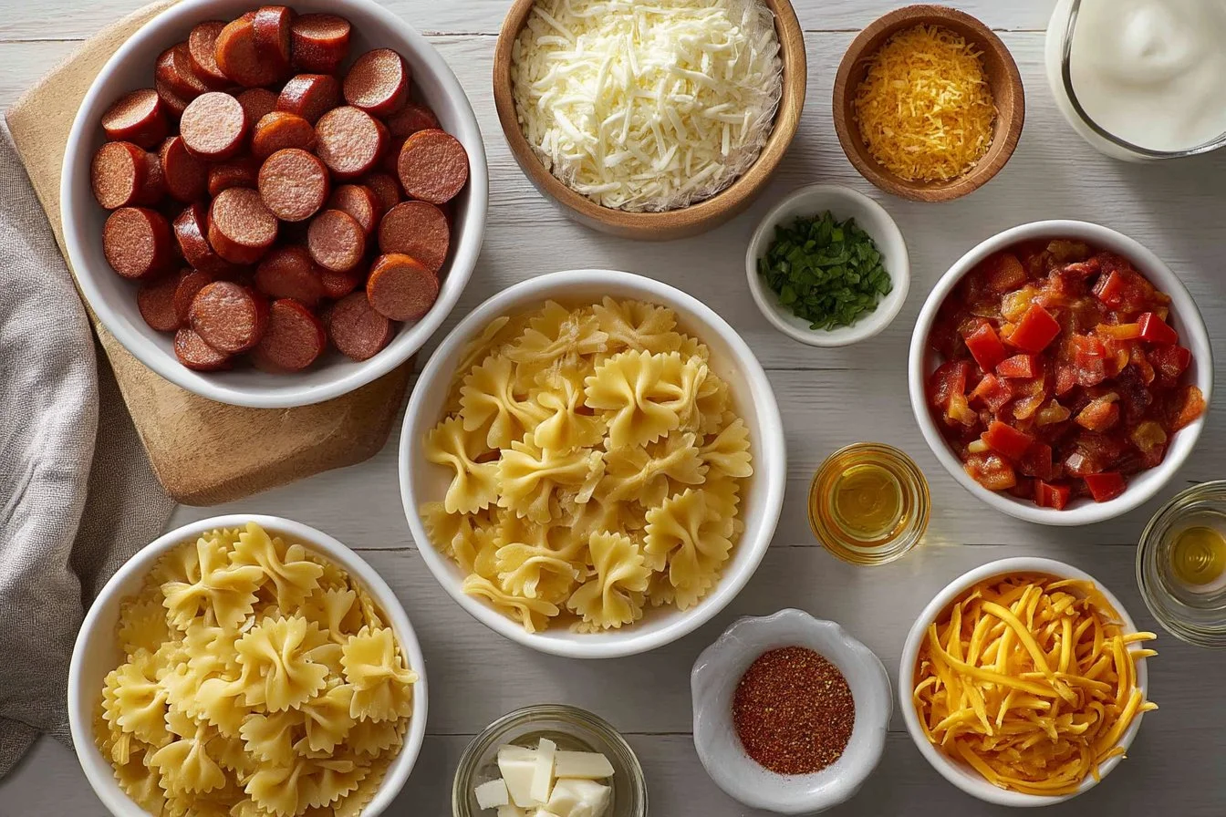 One Pot Creamy Cajun Sausage Pasta