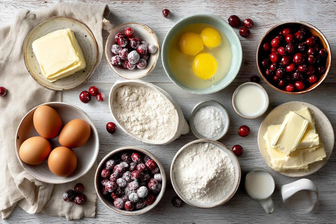 Cranberry Cheesecake Pound Cake