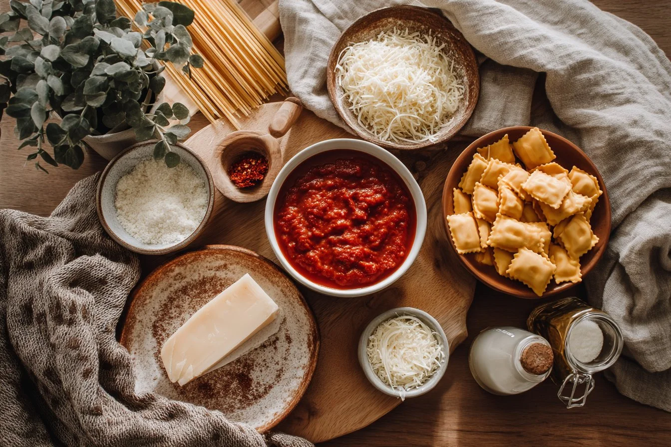 Easy 3-Ingredient Ravioli Bake