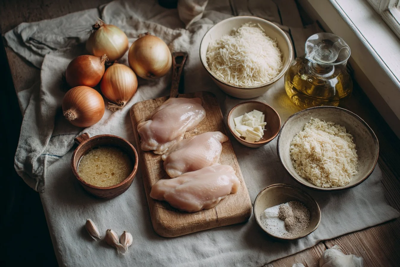 French Onion Chicken Bake