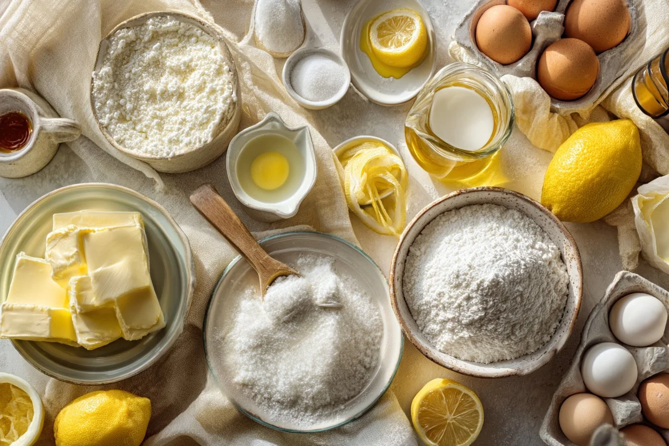 Lemon Cream Cheese Pound Cake