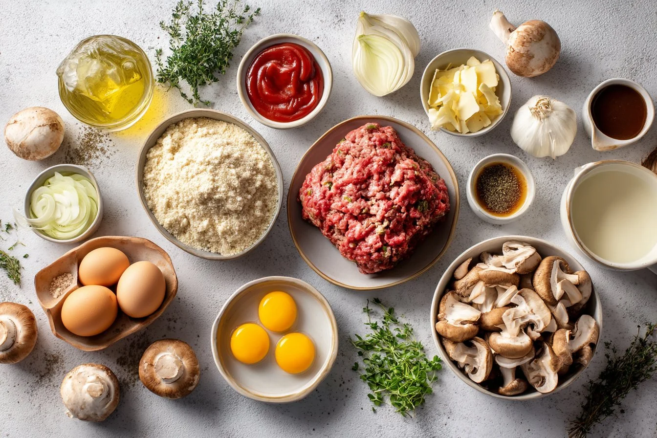 Mouthwatering Meatloaf with Mushroom Gravy for Family Comfort