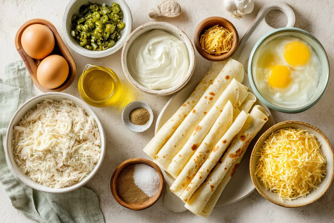 One-Pan Sour Cream Chicken Enchilada Skillet