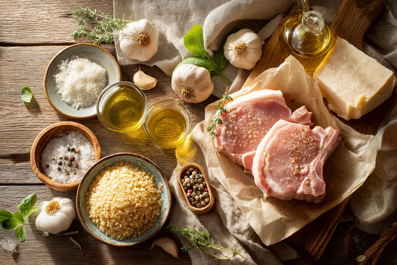 Parmesan Baked Pork Chops