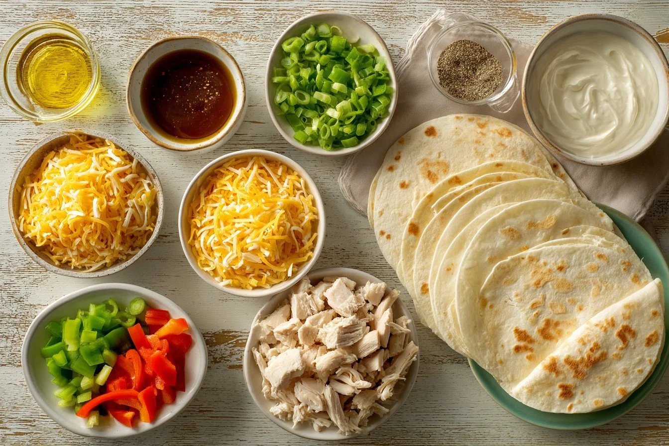 High-Protein Chicken Ranch Quesadilla