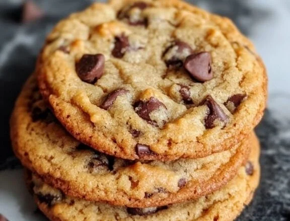 Ultimate chocolate chip cookies with gooey chocolate and a golden brown exterior