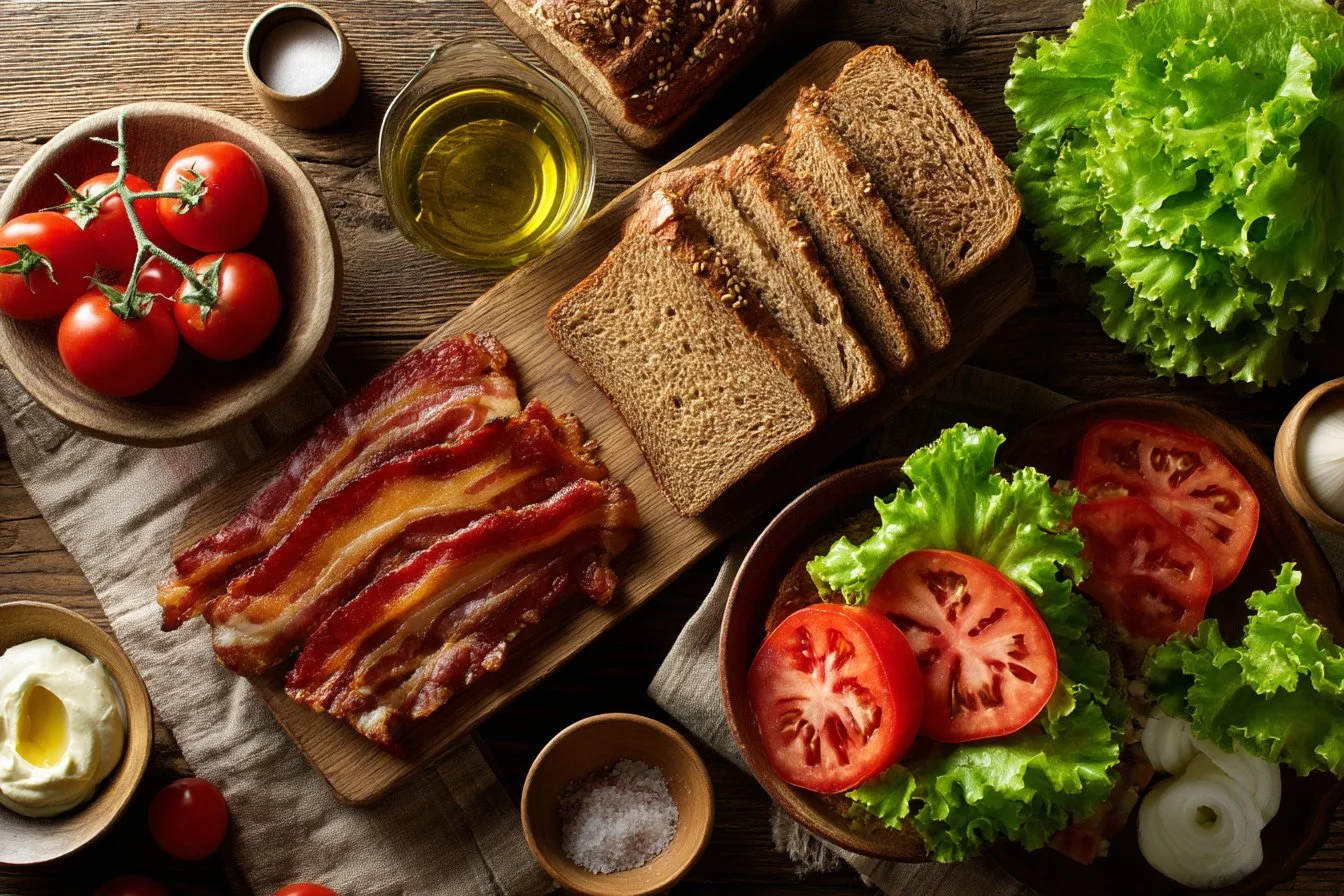 Bacon Lettuce Tomato Sandwich