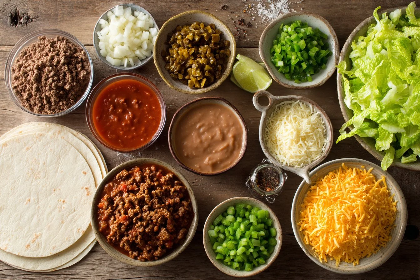 Beef and Bean Burritos