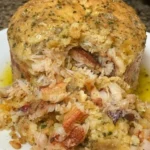 Beef and Cheese French Toast Sandwich served on a plate