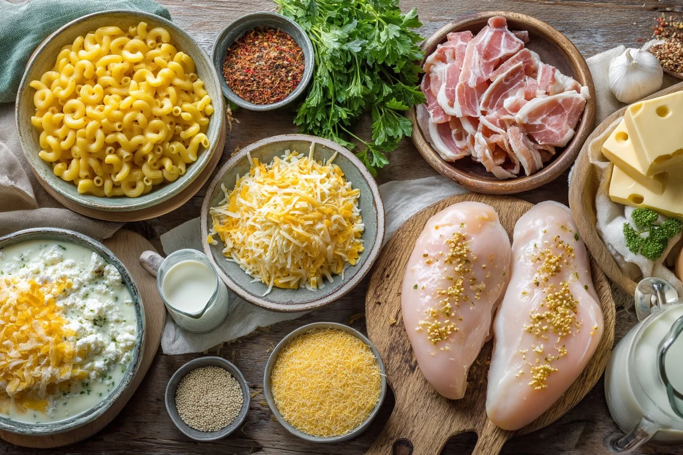 Creamy Honey Pepper Chicken Mac and Cheese Delight