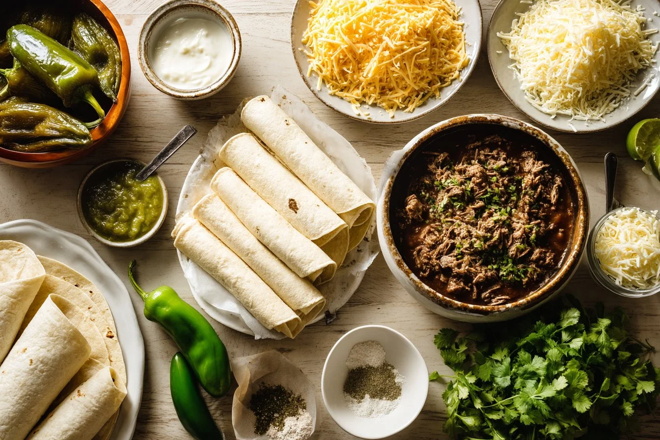 Stuffed Chile Enchiladas