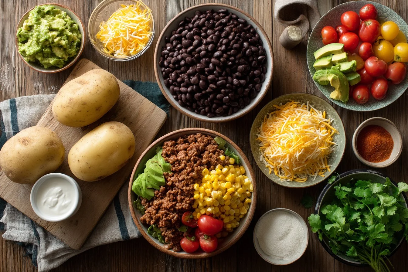Loaded Potato Taco Bowl