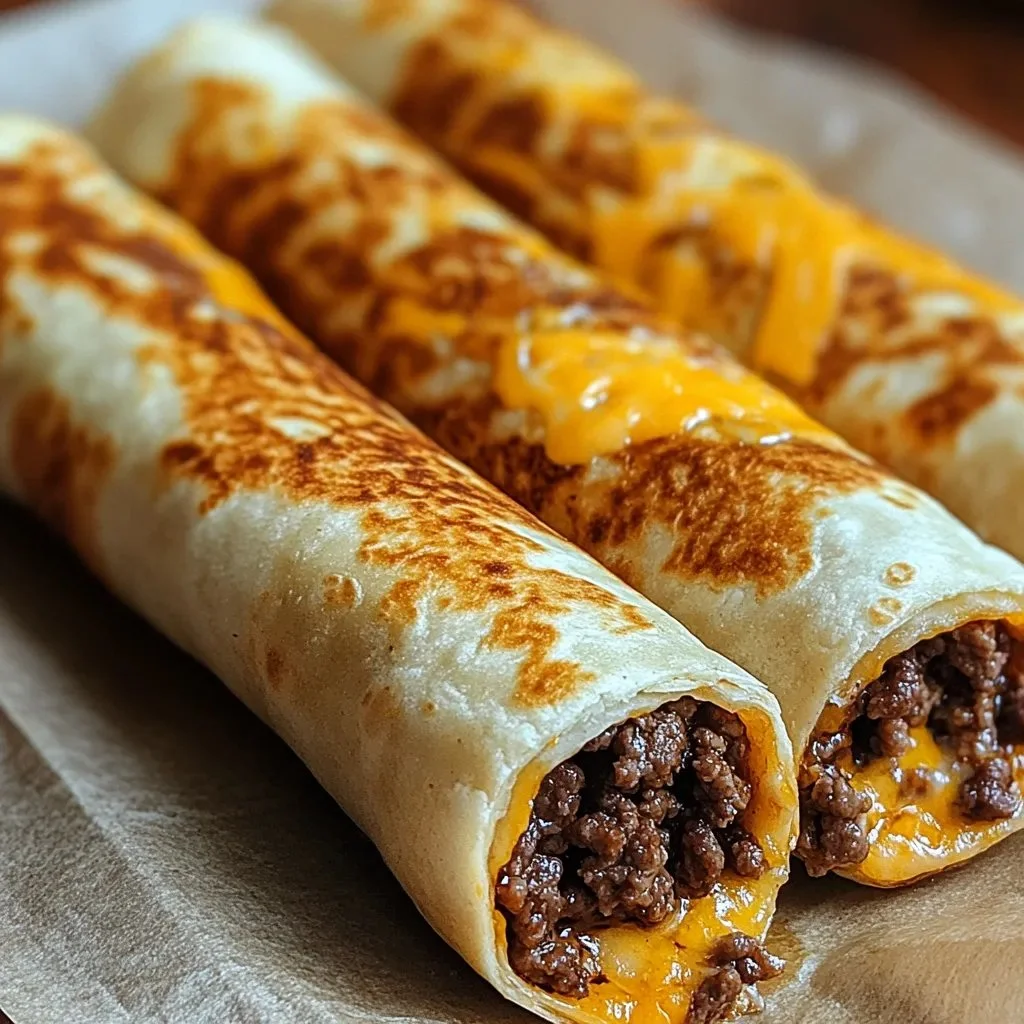 Garlic Butter Beef Rollups with herbs and seasoning on a plate