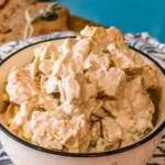 Citrus Mandarin Chicken Salad with fresh greens and mandarin slices