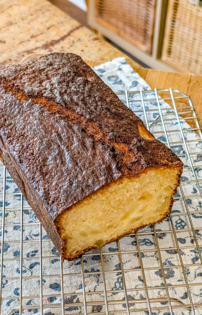 Hawaiian Pineapple Coconut Sweet Bread fresh out of the oven