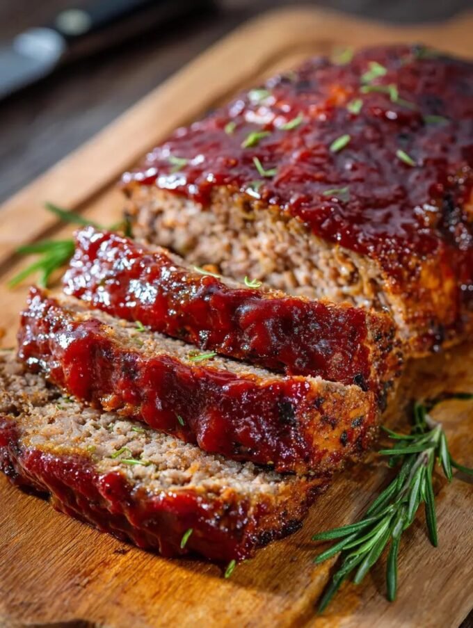 Smoked Meatloaf with a Sweet Barbecue Glaze
