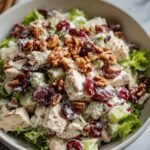 Chicken Salad with Cranberries and Walnuts