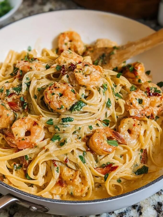 Cajun Creamy Shrimp Pasta