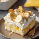 Banana Pudding Cake with Poke Holes