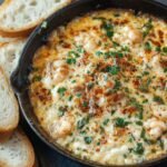 Hot and Cheesy Seafood Dip