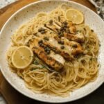 Lemon-Caper Chicken Pasta in Piccata Style
