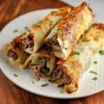 Low-Carb Philly Cheesesteak Roll-Ups