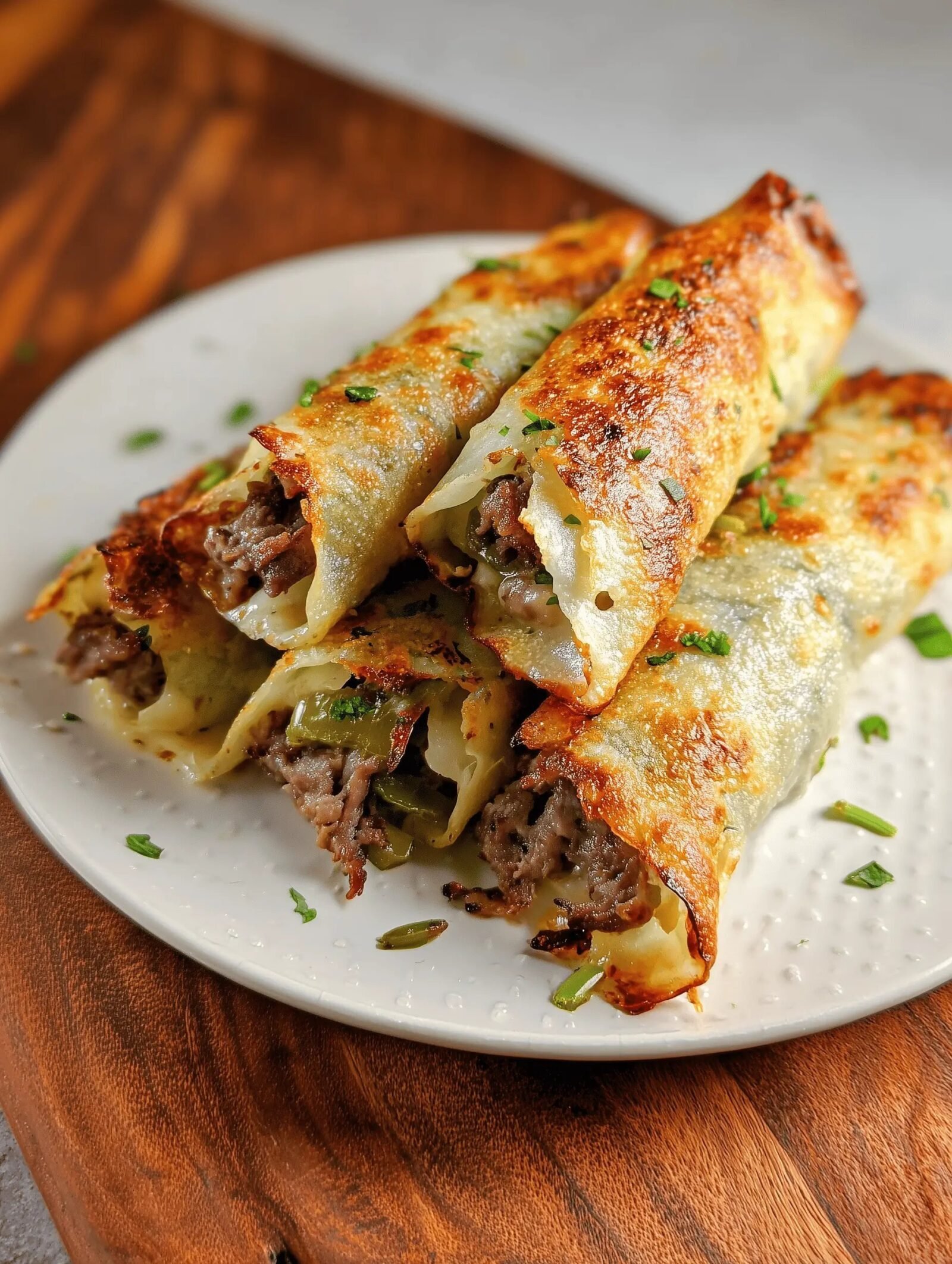 Low-Carb Philly Cheesesteak Roll-Ups