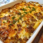 Ground Beef and Potato Casserole