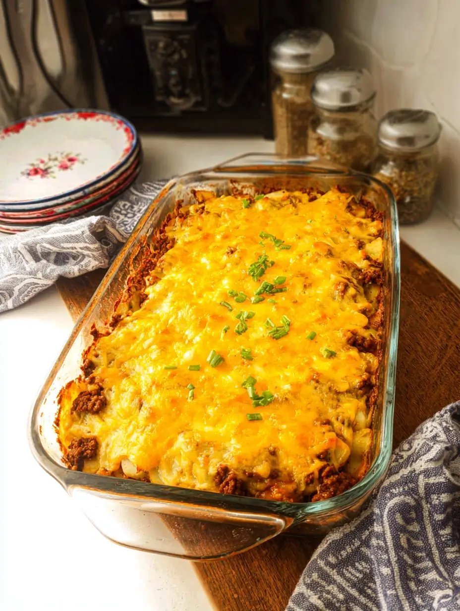 Creamy Beef and Potato Casserole