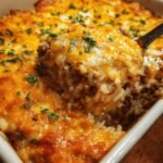 Creamy Beef and Rice Casserole