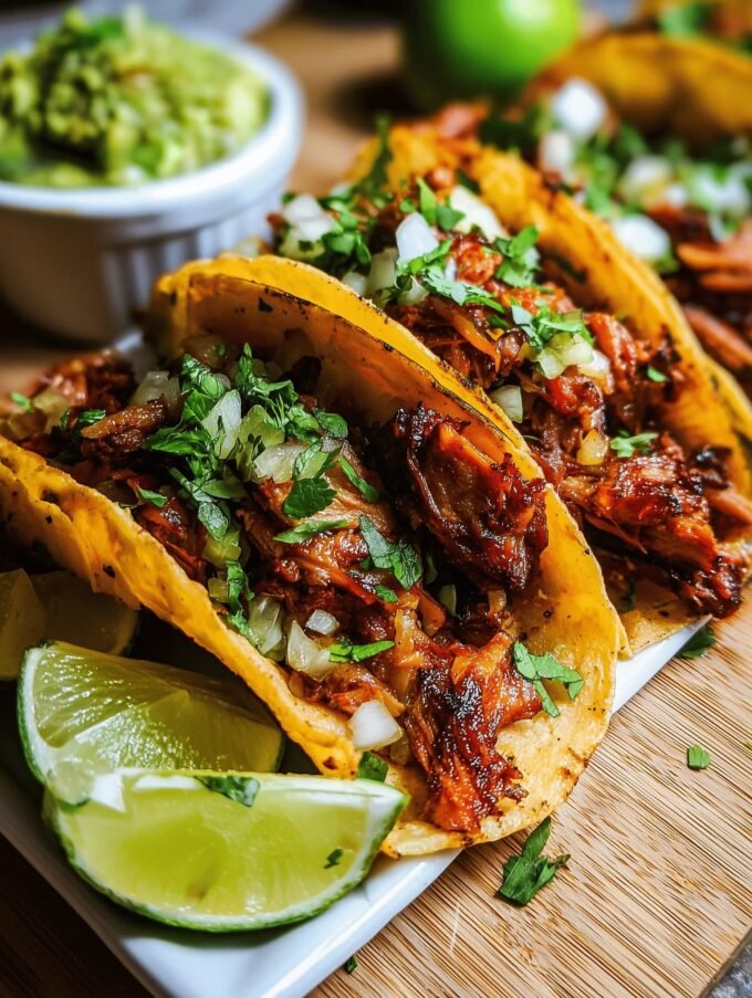 Easy Adobo Pork Tacos